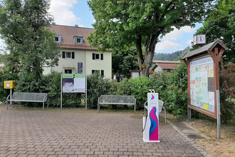 RadSERVICE-Punkt Bahnhof Fichtenberg | © Hohenlohe + Schwäbisch Hall Tourismus e. V.