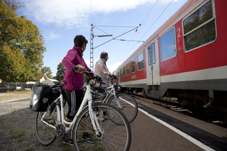 Fahrradmitnahme in den Zügen | HeilbronnerLand | © Touristikgemeinschaft HeilbronnerLand e. V.
