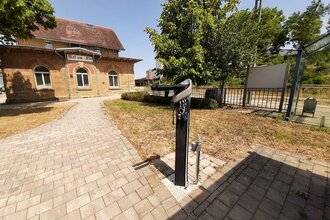 RadSERVICE-Punkt Bahnhof Rot am See | © Hohenlohe + Schwäbisch Hall Tourismus e. V.