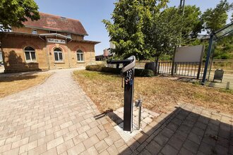 RadSERVICE-Punkt Bahnhof Rot am See | © Hohenlohe + Schwäbisch Hall Tourismus e. V.
