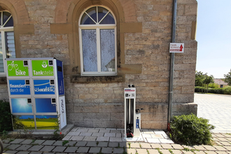 RadSERVICE-Punkt Bahnhof Schrozberg | © Hohenlohe + Schwäbisch Hall Tourismus e. V.