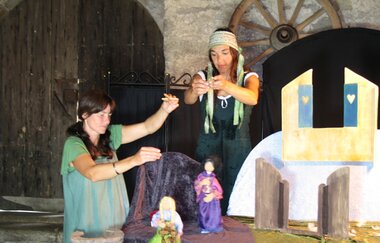 Märchenpuppenspiel | Märchenerzählerinnen | HeilbronnerLand | © Balsam Märchen-Team