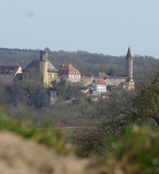 Blick auf Schloss Kirchberg | © Hohenlohe + Schwäbisch Hall Tourismus e. V.