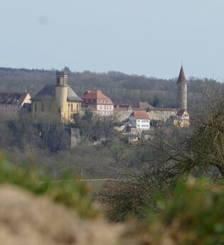 Blick auf Schloss Kirchberg | © Hohenlohe + Schwäbisch Hall Tourismus e. V.