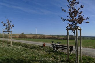 Gerabronn_OberamtsTour: Bank mit Lehne | © Hohenlohe + Schwäbisch Hall Tourismus e. V.
