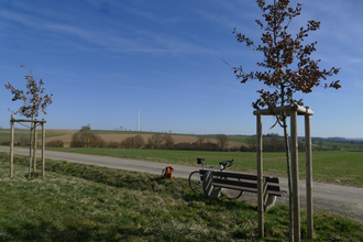 Gerabronn_OberamtsTour: Bank mit Lehne | © Hohenlohe + Schwäbisch Hall Tourismus e. V.