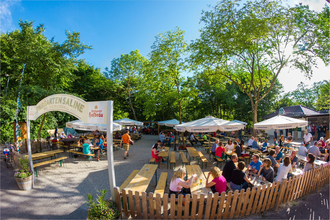 Biergarten Saline | RadServiceStation | Bad Friedrichshall im HeilbronnerLand | © Biergarten Saline | Horn & Goslar GmbH & Co. KG