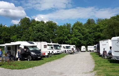 Biergarten Wohnmobilpark Schwarzach am Wildpark
