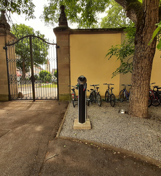 RadSERVICE-Punkt Biohotel Schloss Kirchberg | © Hohenlohe + Schwäbisch Hall Tourismus e. V.