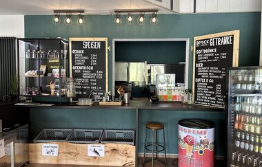 Café der Boulderhalle BOULDERBOCK | © Hohenlohe + Schwäbisch Hall Tourismus e. V.