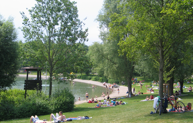 Badestrand Breitenauer See | © Touristikgemeinschaft Hohenlohe, Künzelsau / Campingpark Breitenauer See