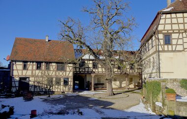 Innenhof der Burg Maienfels| Wüstenrot | HeilbronnerLand | © Tourismus im Weinsberger Tal