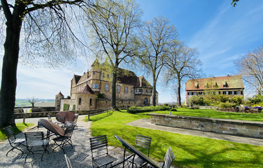 Burg Stettenfels mit Biergarten | HeilbronnerLand | © Burg Stettenfels GmbH
