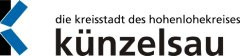 Das Logo der Stadt Künzelsau ist ein großes K und Die Kreisstadt des Hohenlohekreises | © Touristikgemeinschaft Hohenlohe e. V.  | Stadt Künzelsau