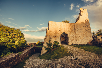 Etappe 5 Burgruine in Leofels | © Arbeitsgmeinschaft Kocher-Jagst-Radweg