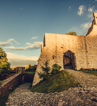 Etappe 5 Burgruine in Leofels | © Arbeitsgmeinschaft Kocher-Jagst-Radweg