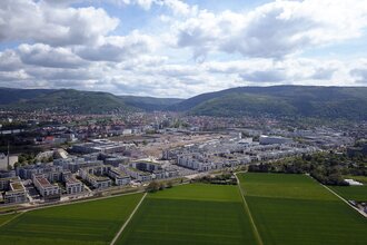 Luftaufnahme von der Bahnstadt in Heidelberg | © Heidelberg Marketing GmbH /