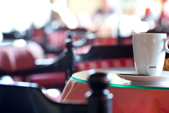 Innenraum im Café am Solebad | © Café am Solebad