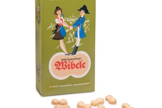 Eine Packung Wibele, eine Langenburger Spezialität | © Café und Hofkonditorei Bauer