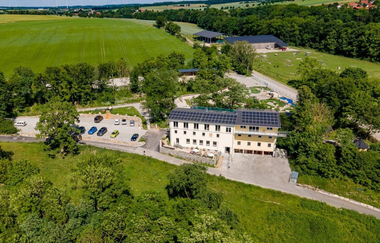 Café Restaurant Schlossblick | © Haus Jagstblick Außenansicht