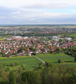 Blick von Charlottenberg, Pfedelbach, Hohenlohe | © Hohenloher Perlen