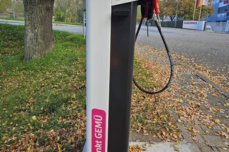 Radservice-Punkt in Ingelfingen mit Werkzeug | © Touristikgemeinschaft Hohenlohe e. V. | Landratsamt Hohenlohekreis