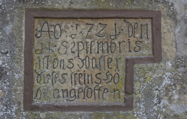 Der Hochwasser-Gedenkstein | © Foto von Marcel Hasübert