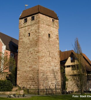 Pulverturm am Naturparkzentrum in Eberbach | © Stadt Eberbach/Andreas Held