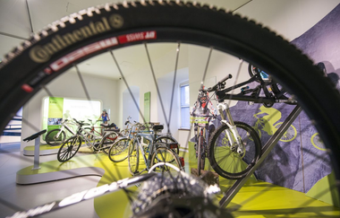 Blick in die Fahrradabteilung des DEMOMU | © Deutsches Motorradmuseum Neckarsulm