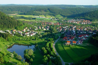 Ausblick auf den Diebacher Stausee in Fichtenberg | © Hohenlohe Schwäbisch Hall
