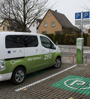 E-Auto und E-Bike Ladestation Rathaus Ubstadt