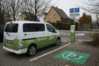 E-Auto und E-Bike Ladestation Rathaus Ubstadt