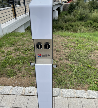 E-Bike-Ladestation in den Enzgärten Mühlacker | © Stadt Mühlacker