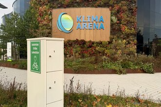 E-Bike Ladestation Klima-Arena | © Stadt Sinsheim