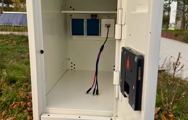 E-Bike Ladestation Klima-Arena | © Stadt Sinsheim