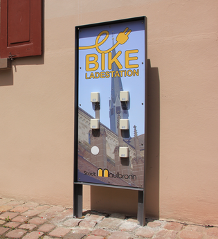 E-Bike Ladestation Klosterhof Maulbronn | © Stadt Maulbronn