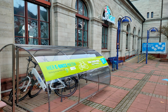 E-Bike-Verleih am Bahnhof in Lauda | © Liebliches Taubertal