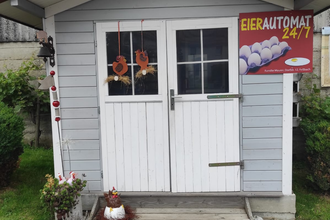 Das Eierhäuschen von außen | © Touristikgemeinschaft Hohenlohe e. V. | Familie Maurer