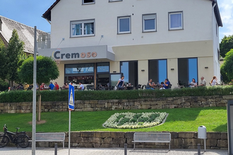 Eiscafé  Cremoso in Obersontheim: Außenansicht | © Hohenlohe + Schwäbisch Hall Tourismus e. V.