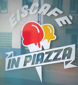 Logo des Eiscafé in Piazza in Wiesenbach