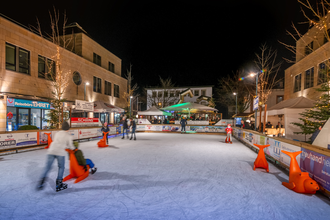 Eislaufen unter den Burgen - Weinheim | © Landratsamt Rhein-Neckar-Kreis
