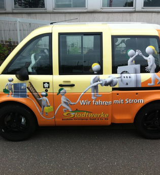 Elektro-Auto | © Stadtwerke Sinsheim