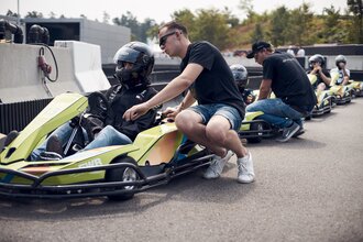 emodrom e-kart auf dem Hockenheimring | © emodrom