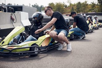emodrom e-kart auf dem Hockenheimring | © emodrom