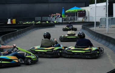 emodrom e-kart auf dem Hockenheimring | © emodrom