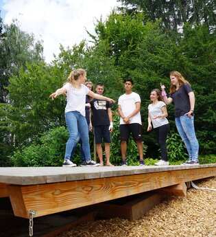 Teamwippe im Erlebnisgarten Adelshofen | Eppingen | HeilbronnerLand | © Erlebnisgarten Adelshofen