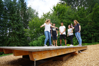 Teamwippe im Erlebnisgarten Adelshofen | Eppingen | HeilbronnerLand | © Erlebnisgarten Adelshofen