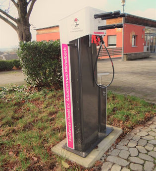 Ev. Schulzentrum Michelbach an der Bilz | RadSERVICE-Punkt | © Hohenlohe + Schwäbisch Hall Tourismus e. V.