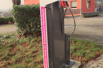 Ev. Schulzentrum Michelbach an der Bilz | RadSERVICE-Punkt | © Hohenlohe + Schwäbisch Hall Tourismus e. V.