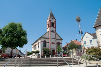 Evangelische Kreuzkirche Kraichtal-Unteröwisheim | © Land der 1000 Hügel - Kraichgau-Stromberg
